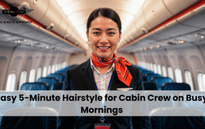 Easy 5-Minute Hairstyle for Cabin Crew on Busy Mornings