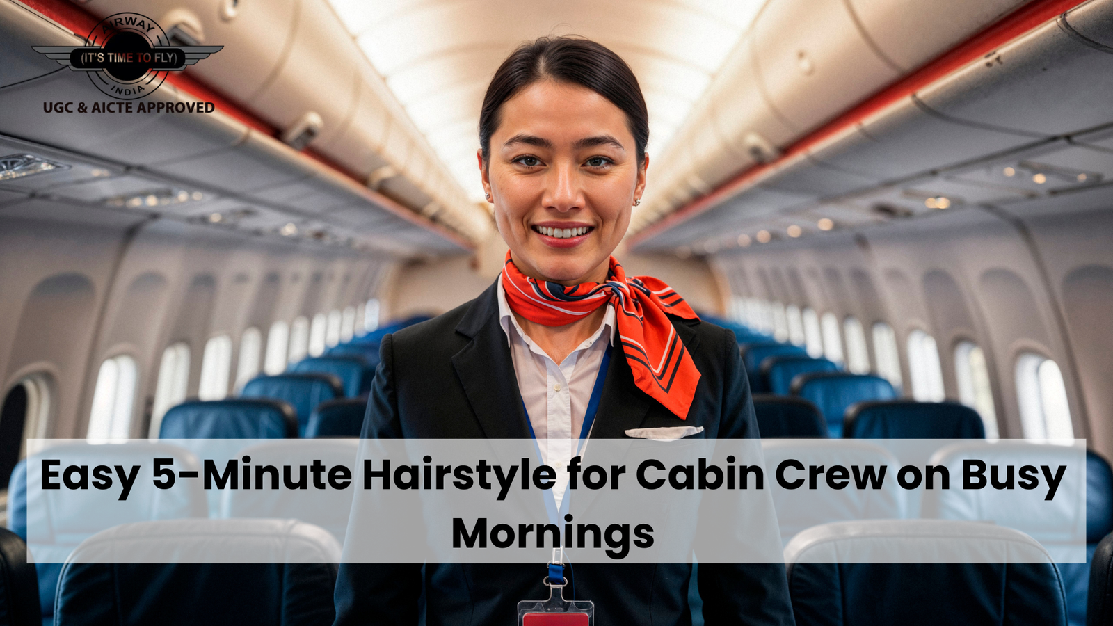 Easy 5-Minute Hairstyle for Cabin Crew on Busy Mornings