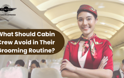 What Should Cabin Crew Avoid in Their Grooming Routine?