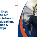 Air hostess explaining safety instructions on flight – air hostess salary in India