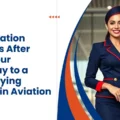 Students pursuing aviation courses after 12th at Airway India