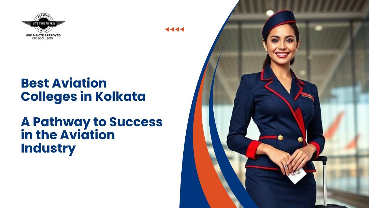 Students learning at one of the best aviation colleges in Kolkata, gaining aviation management and hospitality skills