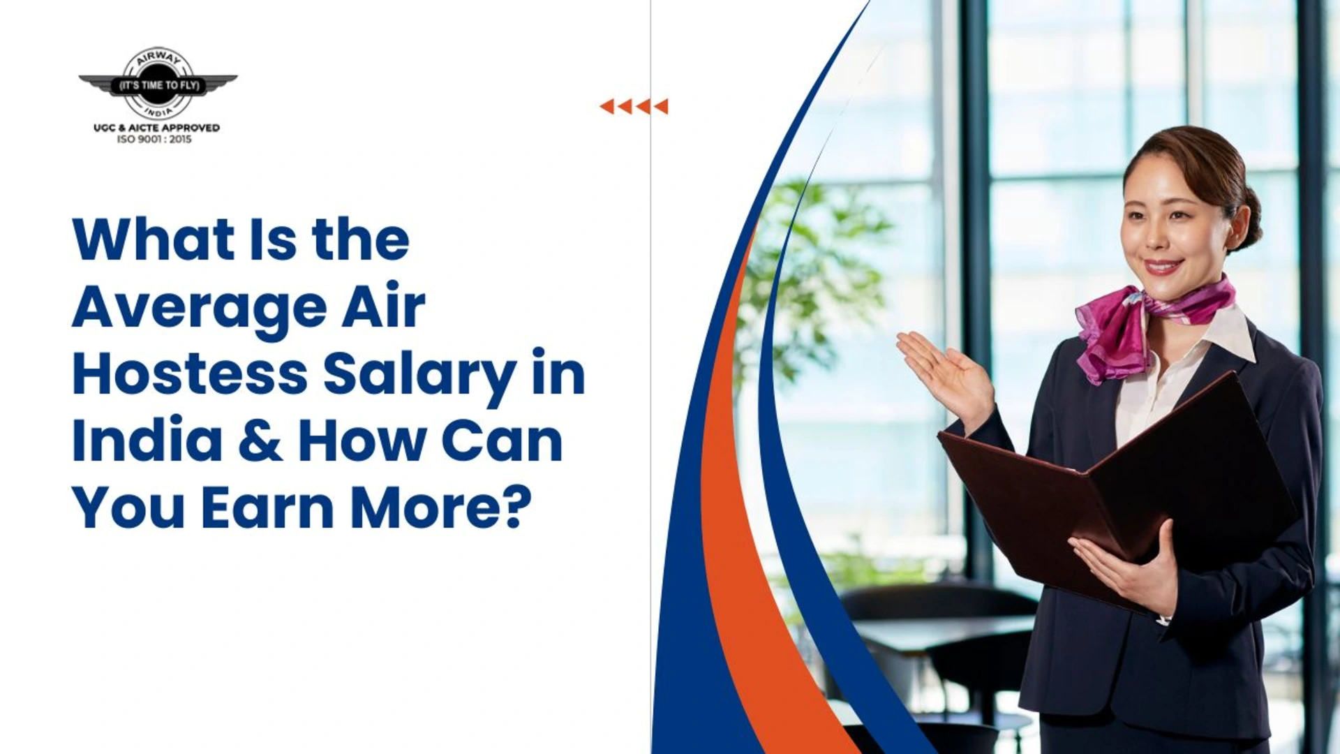 Airway India students learning about air hostess salary in India