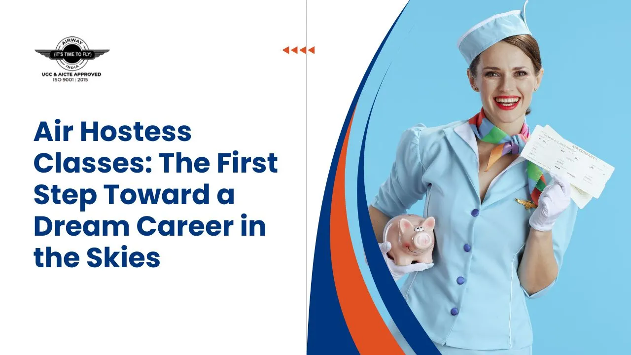 Air hostess classes with grooming and personality development training.