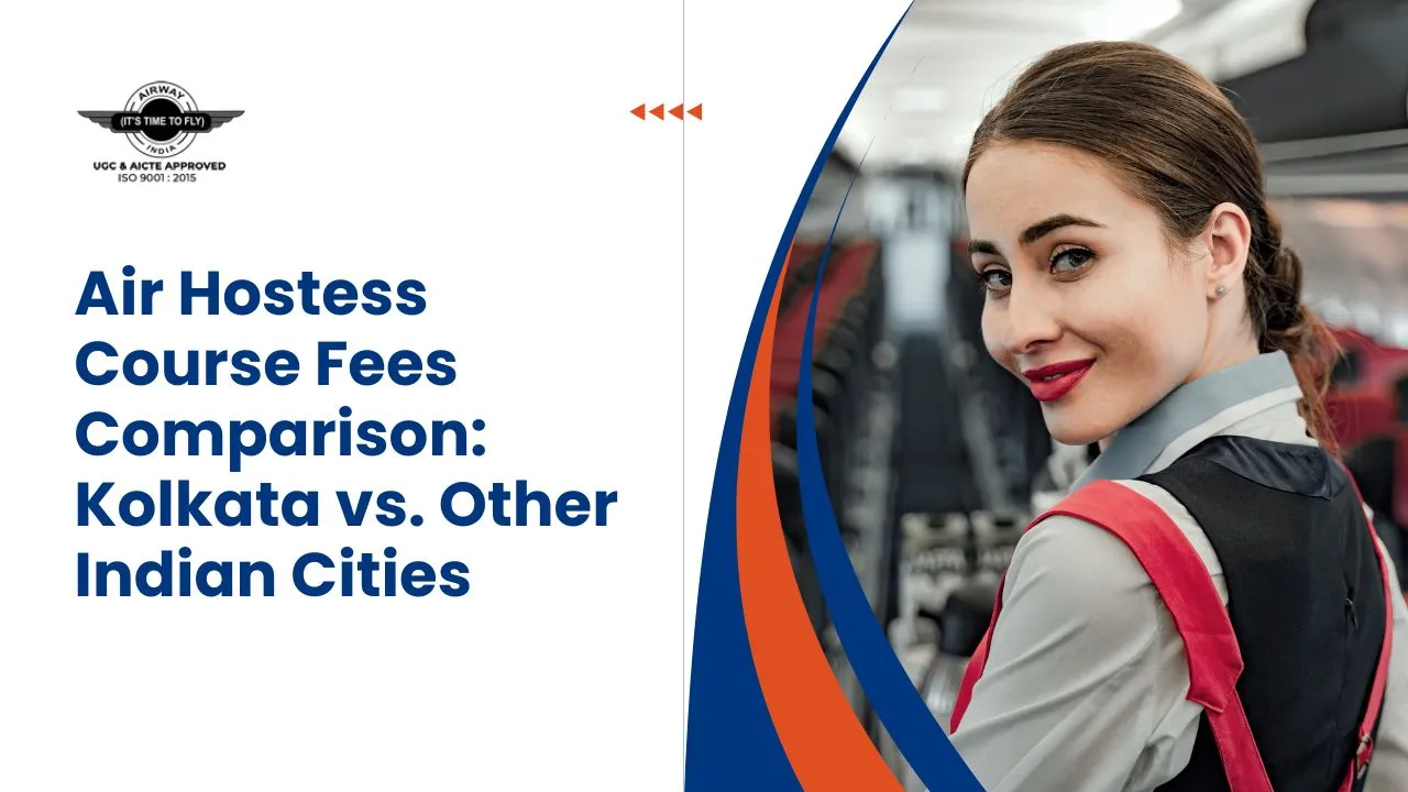 Airway India students discussing air hostess course fees and placement benefits during training