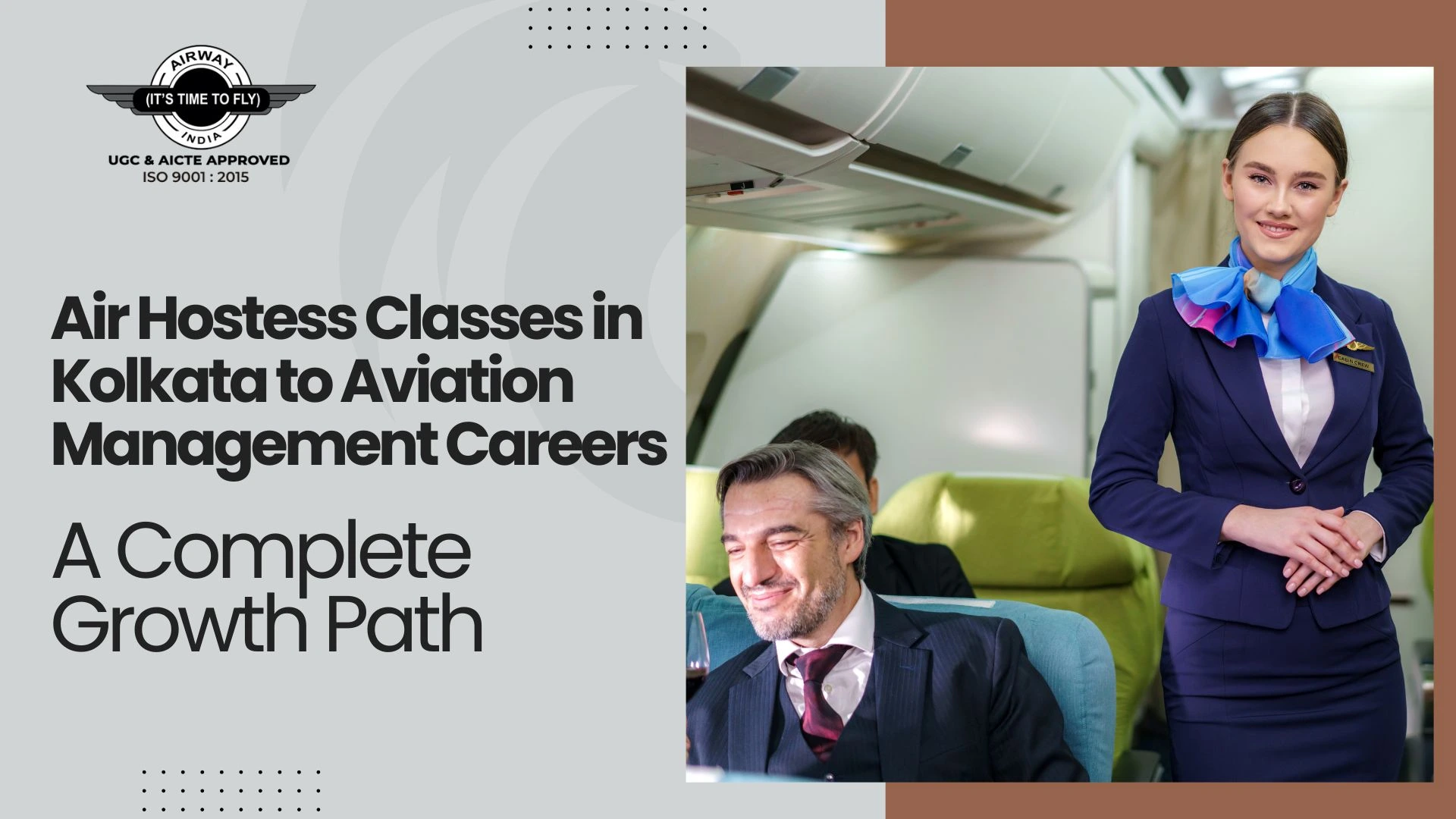Air hostess classes in Kolkata focused on professional growth and leadership skills