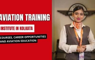 Students attending aviation training at an aviation training institute in kolkata learning airline operations and aviation service skills.