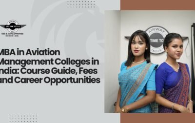 Students studying aviation management in a classroom environment while preparing for careers through mba in aviation management colleges in india.