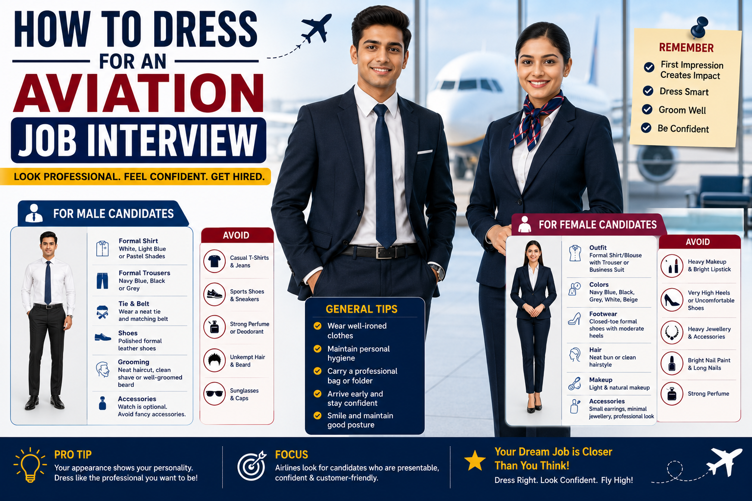Dress for an Aviation Job Interview