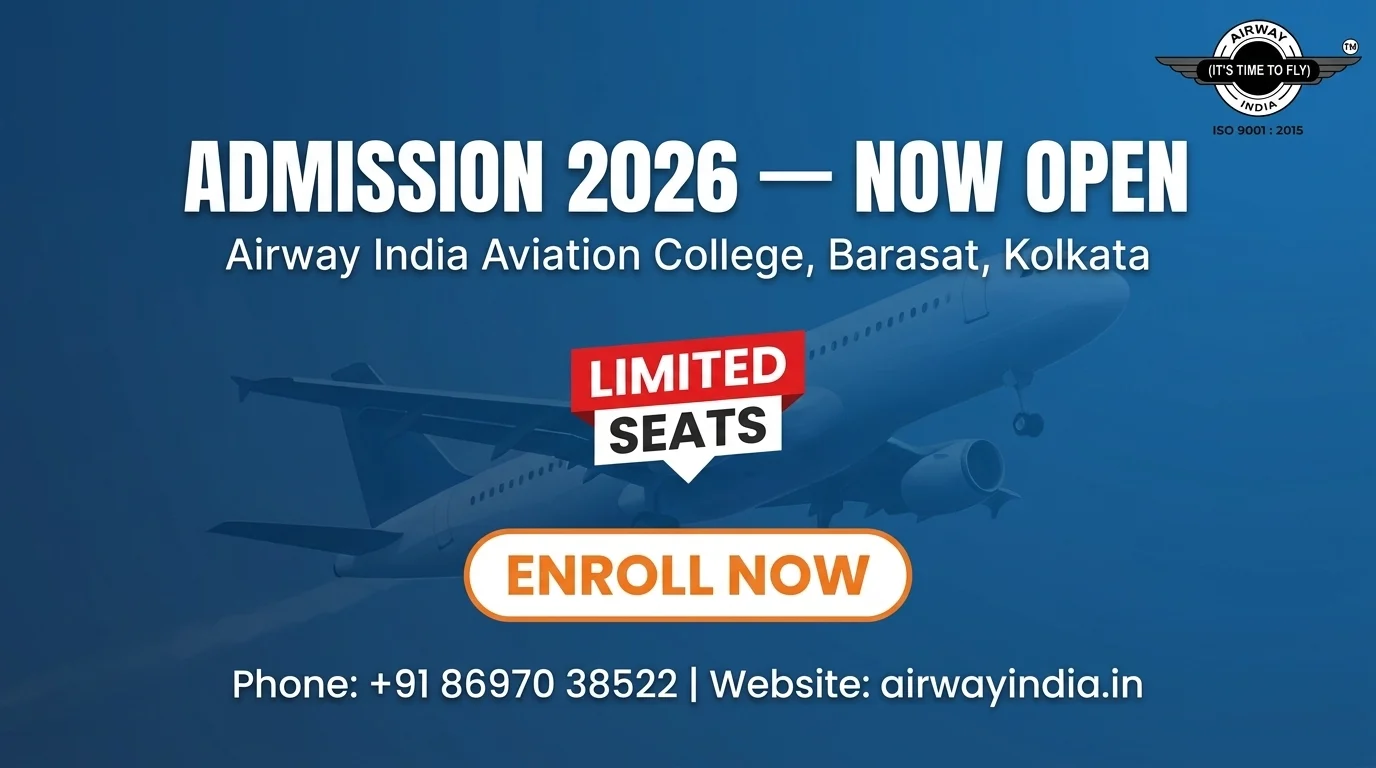 Airway India aviation college Barasat Kolkata admission 2026 enrollment now open