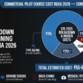 Commercial pilot course cost India 2026 CPL training fees complete breakdown