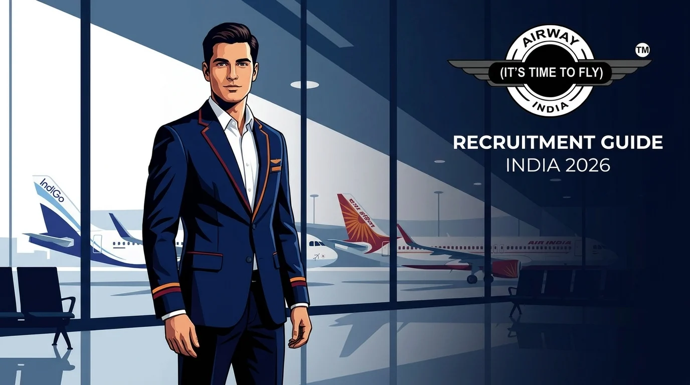Male cabin crew flight steward IndiGo Air India recruitment guide India 2026