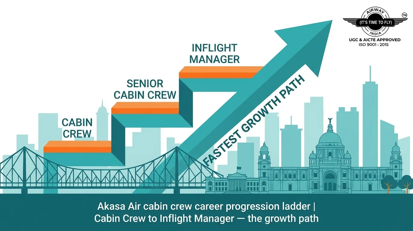 Akasa Air cabin crew career progression ladder