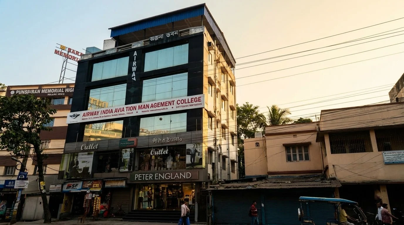 Airway India aviation management campus in Barasat, Kolkata