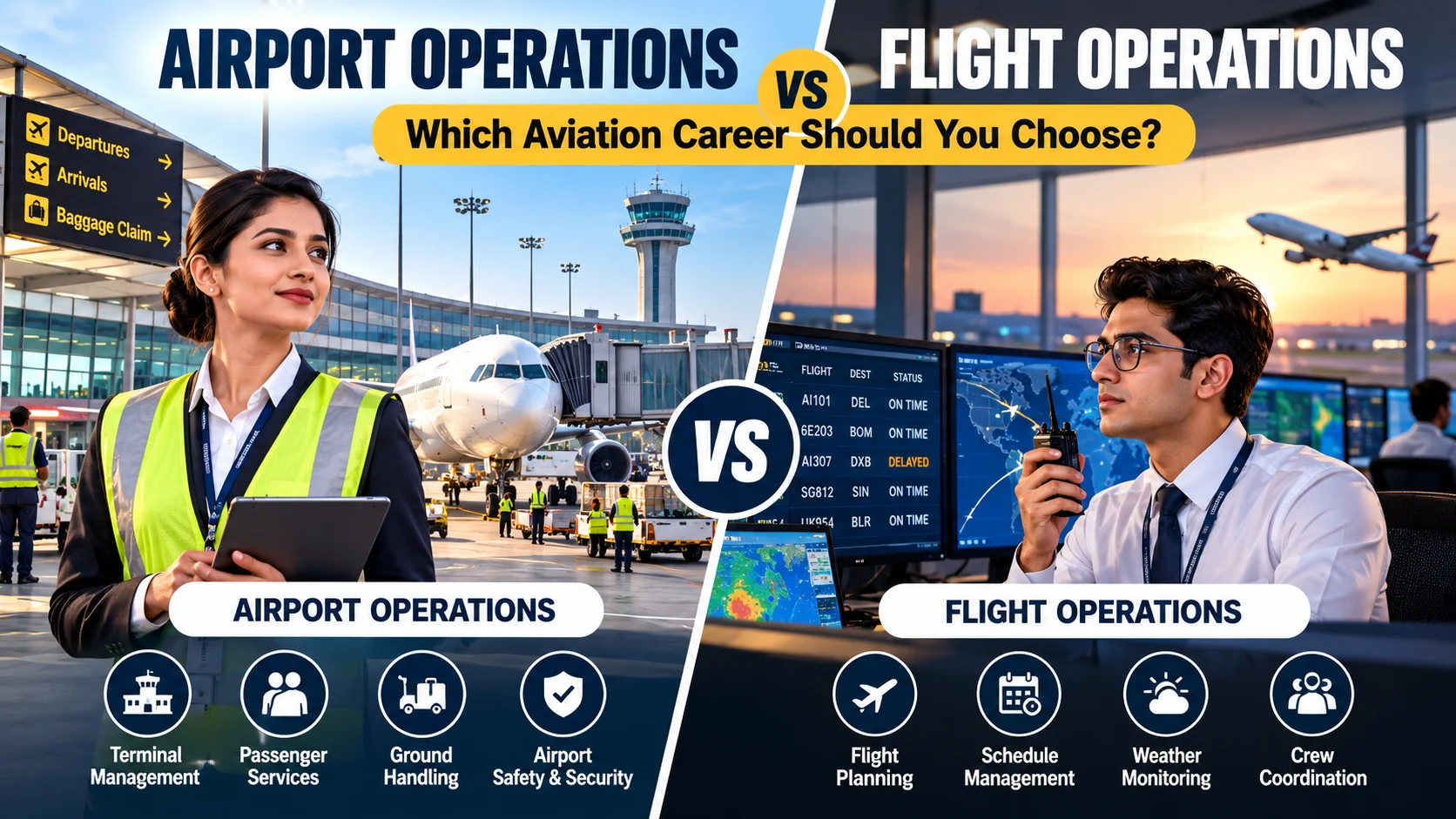 Airport Operations vs Flight Operations