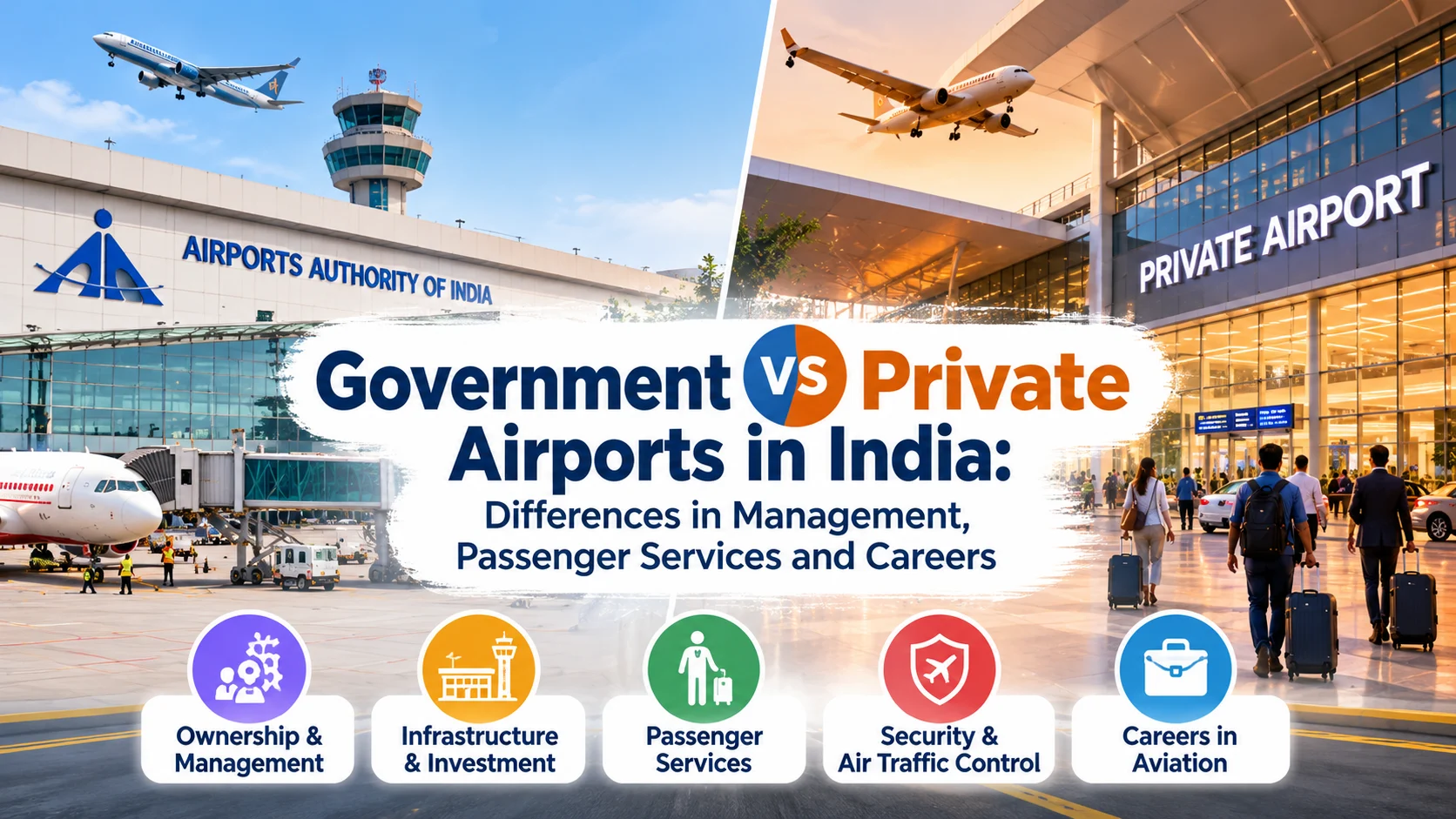 Government vs Private Airports in India